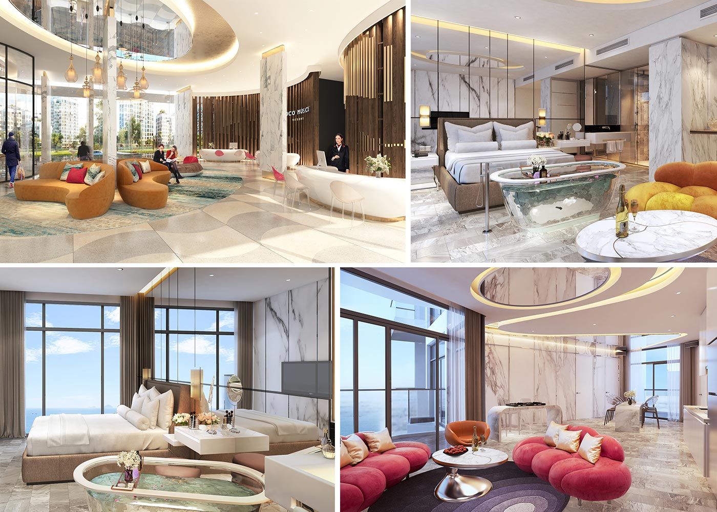 Giai điệu ngẫu hứng của sắc màu Coco Música Resort