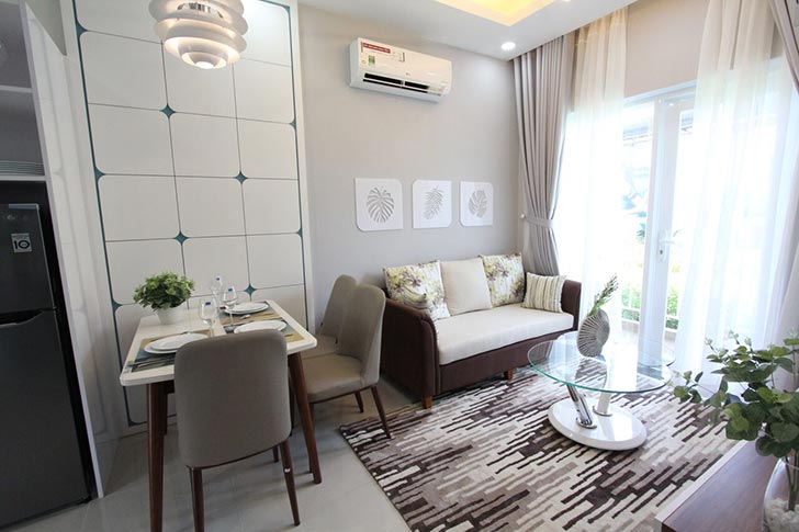 Mãn nhãn với thiết kế nội thất ở căn hộ 600 triệu