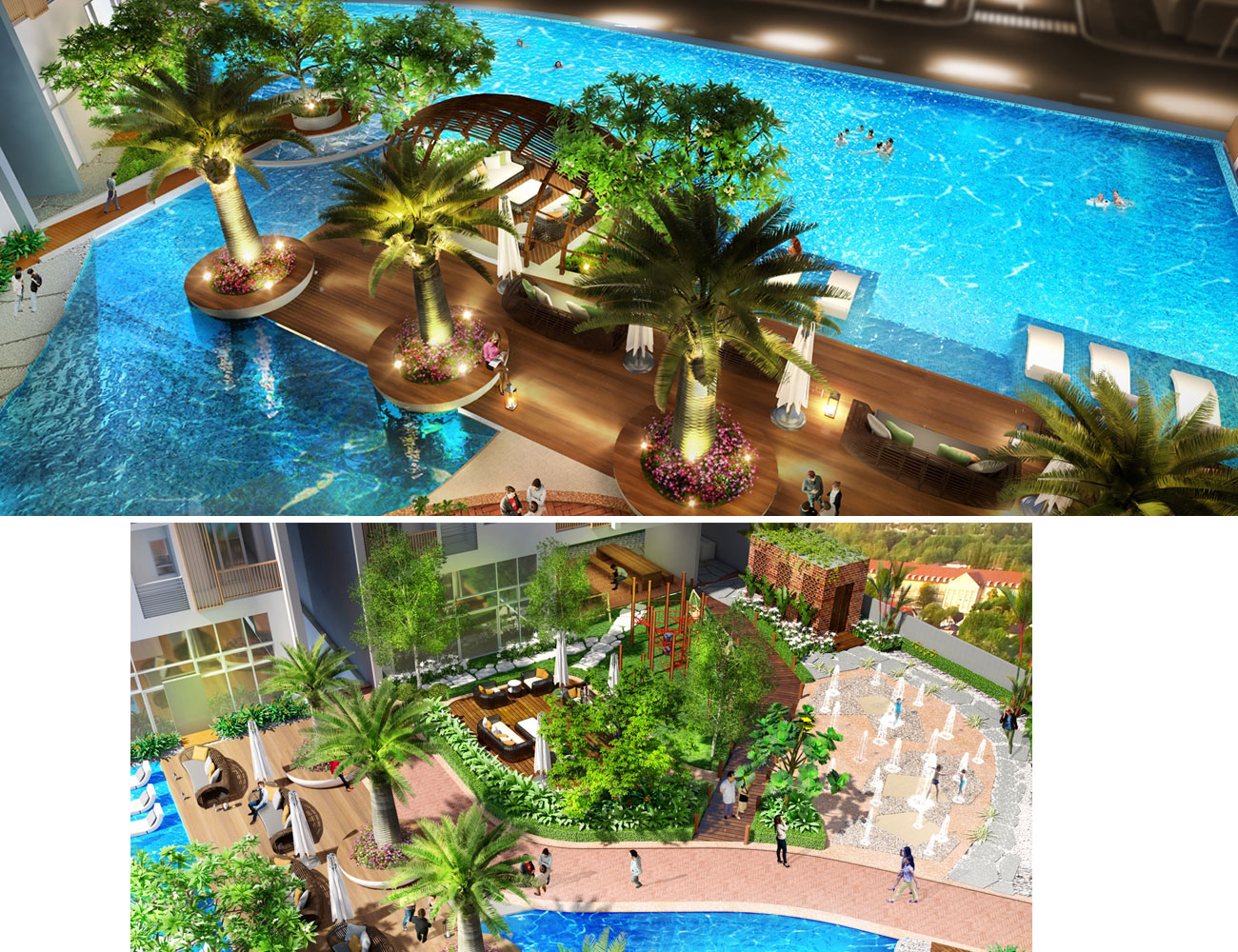 Không gian sống như resort tại tổ hợp 5 sao Topaz Twins