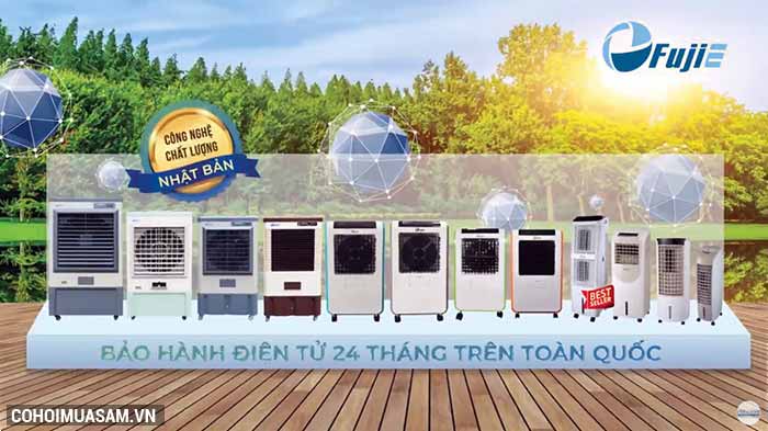 Quạt hơi nước, máy làm mát điều hòa không khí FujiE AC-11DB - Ảnh 3 Quạt hơi nước, máy làm mát điều hòa không khí FujiE AC-11DB - Ảnh 3