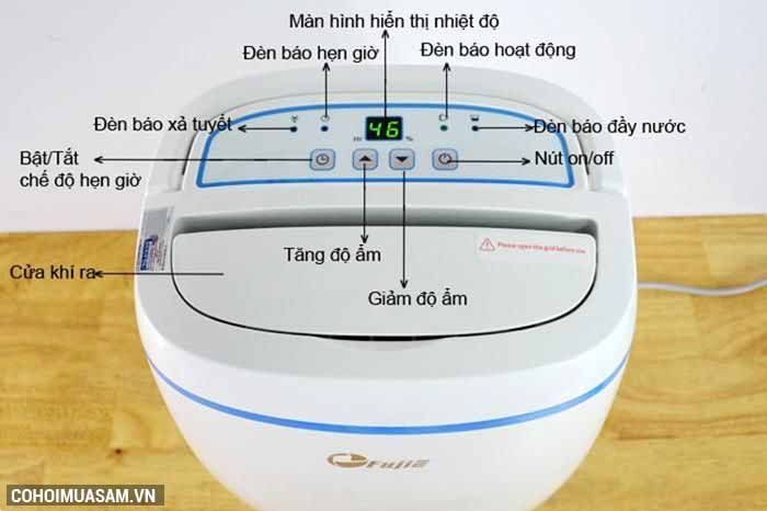 Máy hút ẩm phòng ngủ, văn phòng, gia đình FujiE HM-614EB - Ảnh 3 Máy hút ẩm phòng ngủ, văn phòng, gia đình FujiE HM-614EB - Ảnh 3