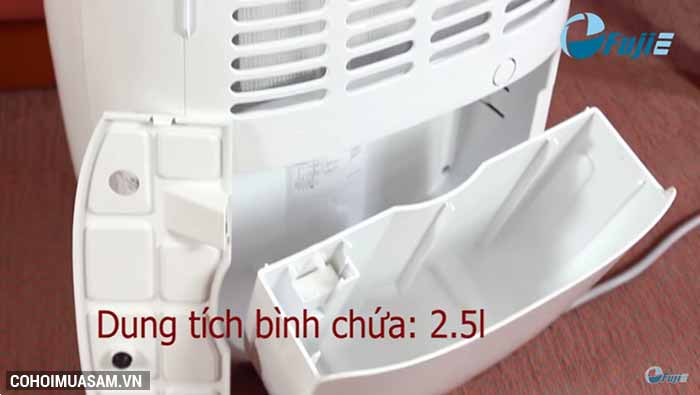 Máy hút ẩm phòng ngủ, văn phòng, gia đình FujiE HM-614EB - Ảnh 7 Máy hút ẩm phòng ngủ, văn phòng, gia đình FujiE HM-614EB - Ảnh 7