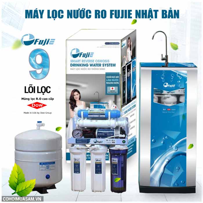 Máy lọc nước FujiE RO-900 CAB 9 cấp độ lọc - Ảnh 2 Máy lọc nước FujiE RO-900 CAB 9 cấp độ lọc - Ảnh 2