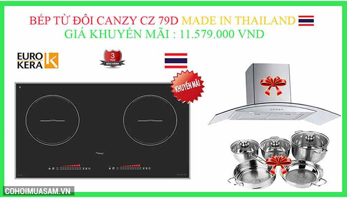 Bếp điện từ Canzy CZ-79D nhập khẩu từ Thái Lan - Ảnh 1