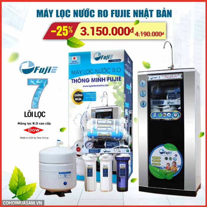 Máy lọc nước RO FujiE mở bán khuyến mãi lần 2 - Ảnh 3 Máy lọc nước RO FujiE mở bán khuyến mãi lần 2 - Ảnh 3