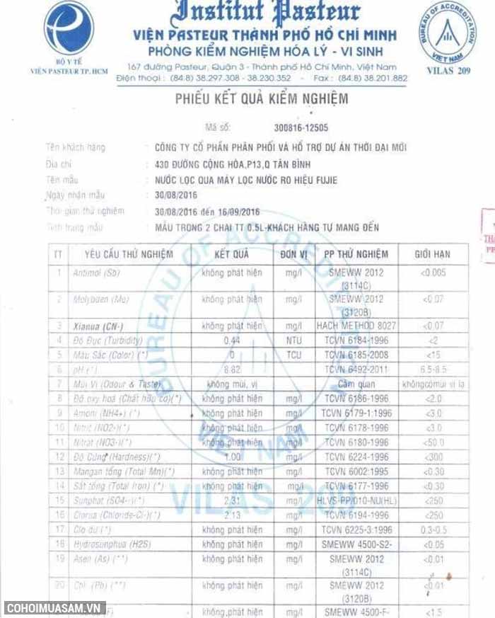 Máy lọc nước RO FujiE mở bán khuyến mãi lần 2 - Ảnh 7 Máy lọc nước RO FujiE mở bán khuyến mãi lần 2 - Ảnh 7