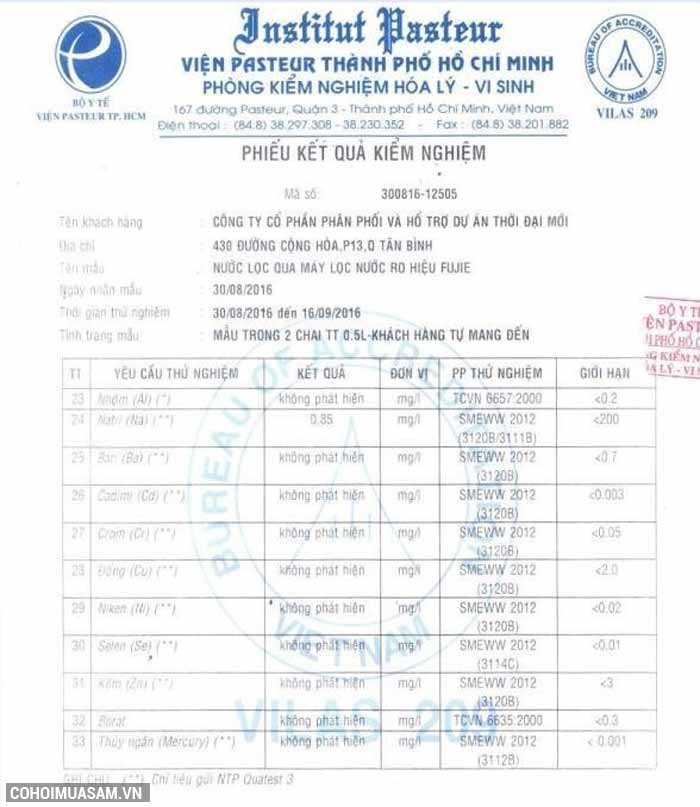 Máy lọc nước RO FujiE mở bán khuyến mãi lần 2 - Ảnh 8 Máy lọc nước RO FujiE mở bán khuyến mãi lần 2 - Ảnh 8