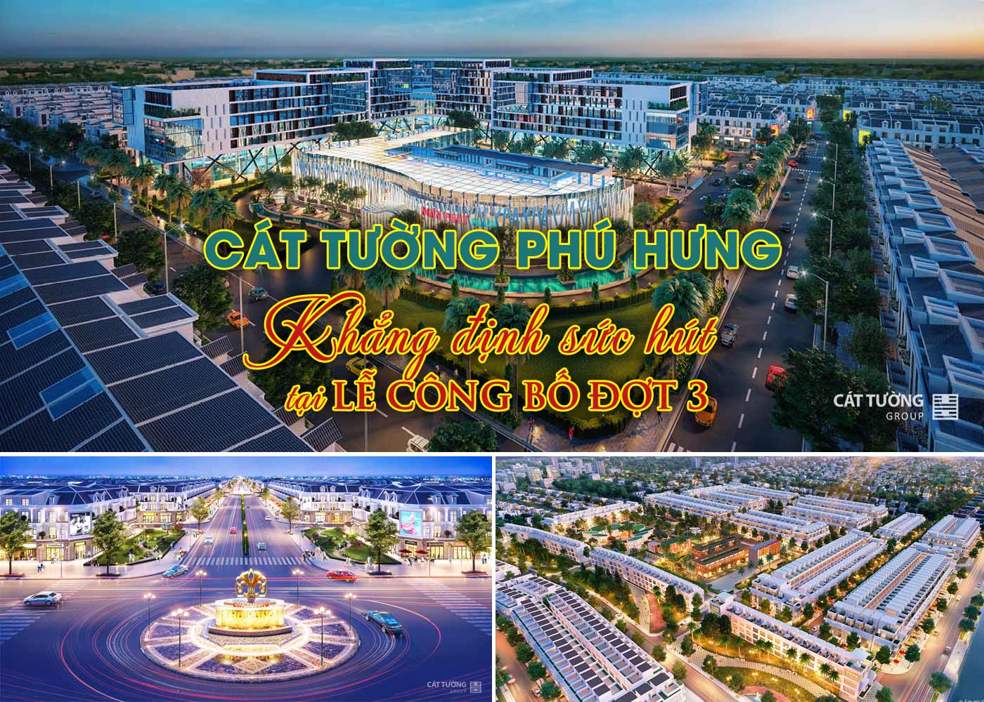 Cát Tường Phú Hưng khẳng định sức hút tại lễ công bố đợt 3 - Ảnh 1 Cát Tường Phú Hưng khẳng định sức hút tại lễ công bố đợt 3 - Ảnh 1
