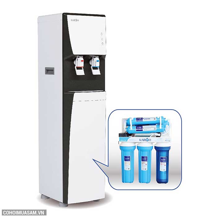 Máy lọc nước RO nóng lạnh 2 vòi KAROFI HCV351-WH - Ảnh 3 Máy lọc nước RO nóng lạnh 2 vòi KAROFI HCV351-WH - Ảnh 3