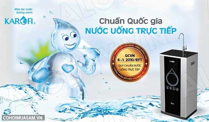 Máy lọc nước RO KAROFI iRO 2.0 K9IQ-2A (Lõi ORP) - Ảnh 2 Máy lọc nước RO KAROFI iRO 2.0 K9IQ-2A (Lõi ORP) - Ảnh 2