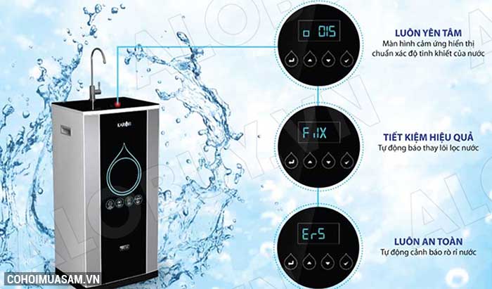 Máy lọc nước RO KAROFI iRO 2.0 K9IQ-2A (Lõi ORP) - Ảnh 4 Máy lọc nước RO KAROFI iRO 2.0 K9IQ-2A (Lõi ORP) - Ảnh 4