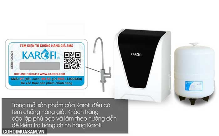 Máy lọc nước RO để bàn, gầm tủ KAROFI SPIDO S-s027 - Ảnh 3 Máy lọc nước RO để bàn, gầm tủ KAROFI SPIDO S-s027 - Ảnh 3