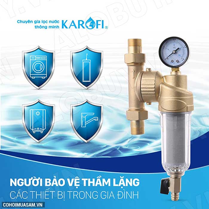 Bộ lọc nước đầu nguồn KAROFI K4A101 - Ảnh 1