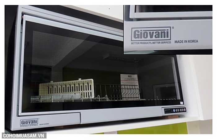 Máy Sấy Chén Tự Động Loại Treo Tủ Bếp Giovani G-802S - Ảnh 3 Máy Sấy Chén Tự Động Loại Treo Tủ Bếp Giovani G-802S - Ảnh 3