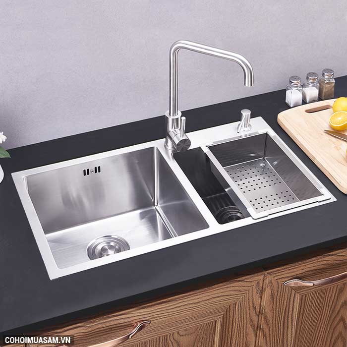 Vòi rửa bát inox 304 Eurogold EUF015M - Ảnh 3 Vòi rửa bát inox 304 Eurogold EUF015M - Ảnh 3