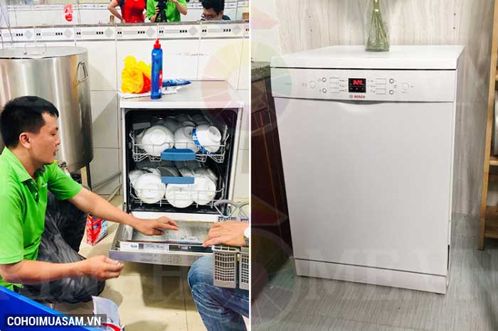 Máy rửa bát độc lập Bosch SMS63L02EA - Ảnh 2 Máy rửa bát độc lập Bosch SMS63L02EA - Ảnh 2