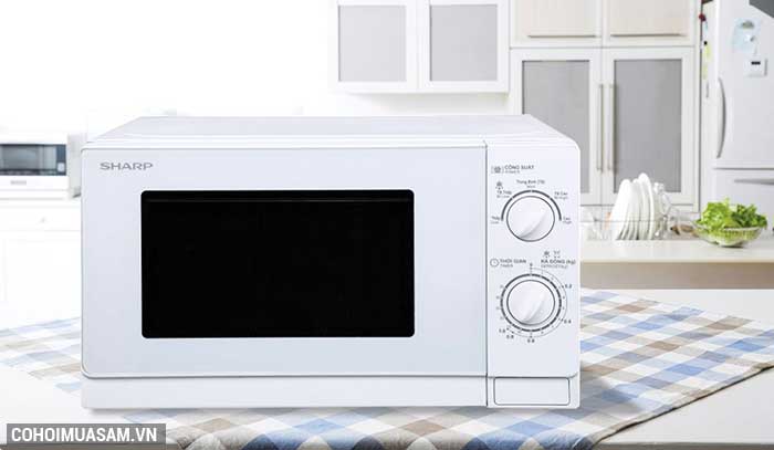 Xả kho lò vi sóng Sharp R-201VN-W giá từ 1.090.000đ - Ảnh 6 Xả kho lò vi sóng Sharp R-201VN-W giá từ 1.090.000đ - Ảnh 6