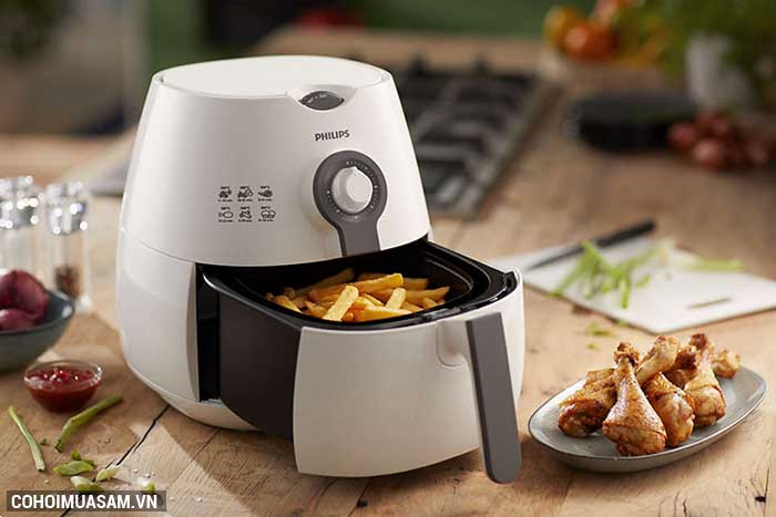 Nồi chiên không dầu Philips HD9218 - Ảnh 2 Nồi chiên không dầu Philips HD9218 - Ảnh 2