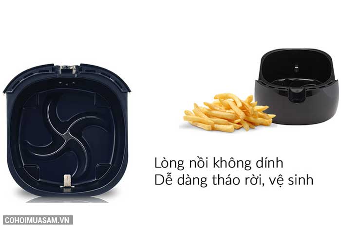 Nồi chiên không dầu Philips HD9218 - Ảnh 4 Nồi chiên không dầu Philips HD9218 - Ảnh 4