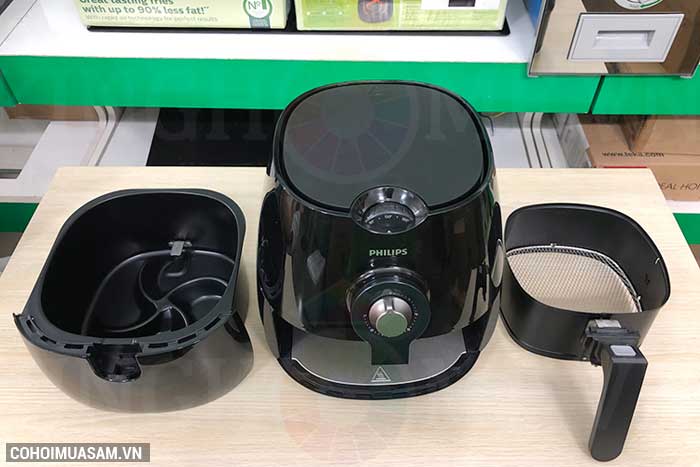 Nồi chiên không dầu Philips HD9218 - Ảnh 8 Nồi chiên không dầu Philips HD9218 - Ảnh 8