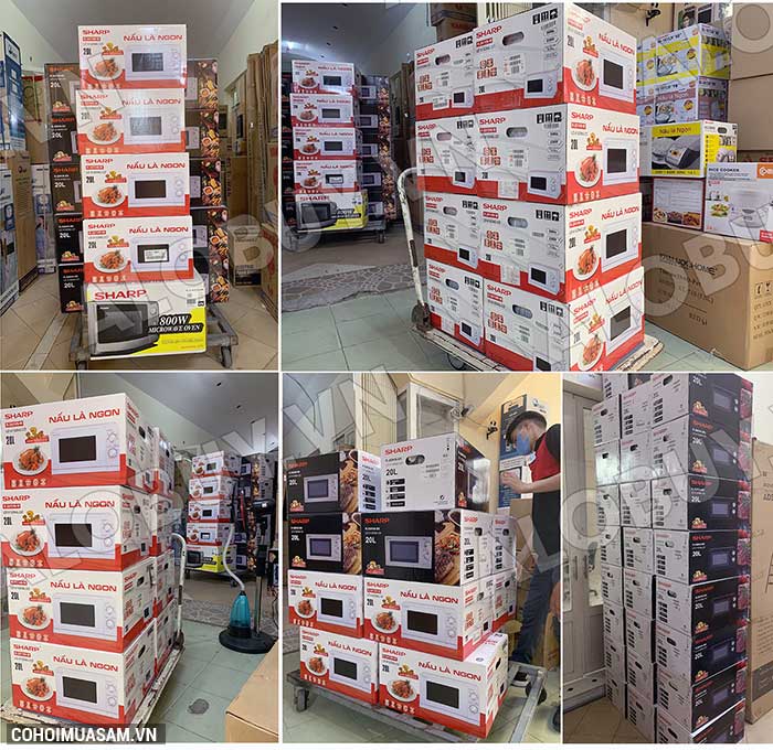 Xả kho lò vi sóng có nướng Sharp R-G223VN-SM giá từ 1,485 triệu - Ảnh 3 Xả kho lò vi sóng có nướng Sharp R-G223VN-SM giá từ 1,485 triệu - Ảnh 3