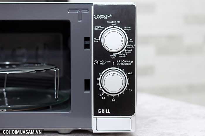 Xả kho lò vi sóng có nướng Sharp R-G223VN-SM giá từ 1,485 triệu - Ảnh 4 Xả kho lò vi sóng có nướng Sharp R-G223VN-SM giá từ 1,485 triệu - Ảnh 4