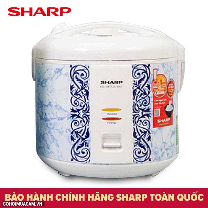 Xả kho nồi cơm điện Sharp KS-181TJV giá từ 445 ngàn - Ảnh 1 Xả kho nồi cơm điện Sharp KS-181TJV giá từ 445 ngàn - Ảnh 1