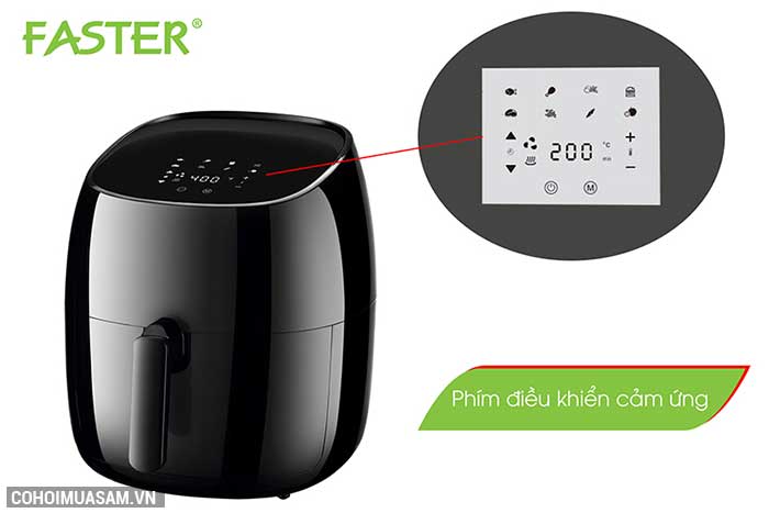 Xả kho nồi chiên không dầu Faster MGR7SBT dung tích 7.0 lít - Ảnh 8 Xả kho nồi chiên không dầu Faster MGR7SBT dung tích 7.0 lít - Ảnh 8