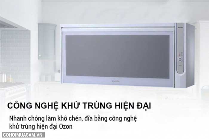 Máy sấy chén bát Sakura Q-7565WXL chính hãng - Ảnh 3 Máy sấy chén bát Sakura Q-7565WXL chính hãng - Ảnh 3