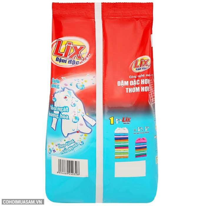 Bột giặt Lix Extra đậm đặc 4.5Kg khuyến mãi 99 ngàn - Ảnh 3 Bột giặt Lix Extra đậm đặc 4.5Kg khuyến mãi 99 ngàn - Ảnh 3