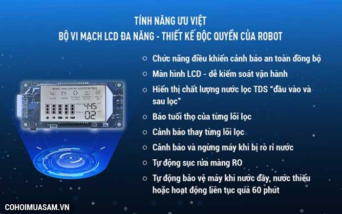 Máy lọc nước ROBOT áp dụng công nghệ cao, an toàn khi sử dụng - Ảnh 2 Máy lọc nước ROBOT áp dụng công nghệ cao, an toàn khi sử dụng - Ảnh 2