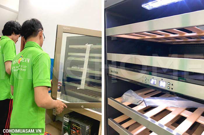 Tủ rượu Kadeka KA-45WR chính hãng - Ảnh 4 Tủ rượu Kadeka KA-45WR chính hãng - Ảnh 4