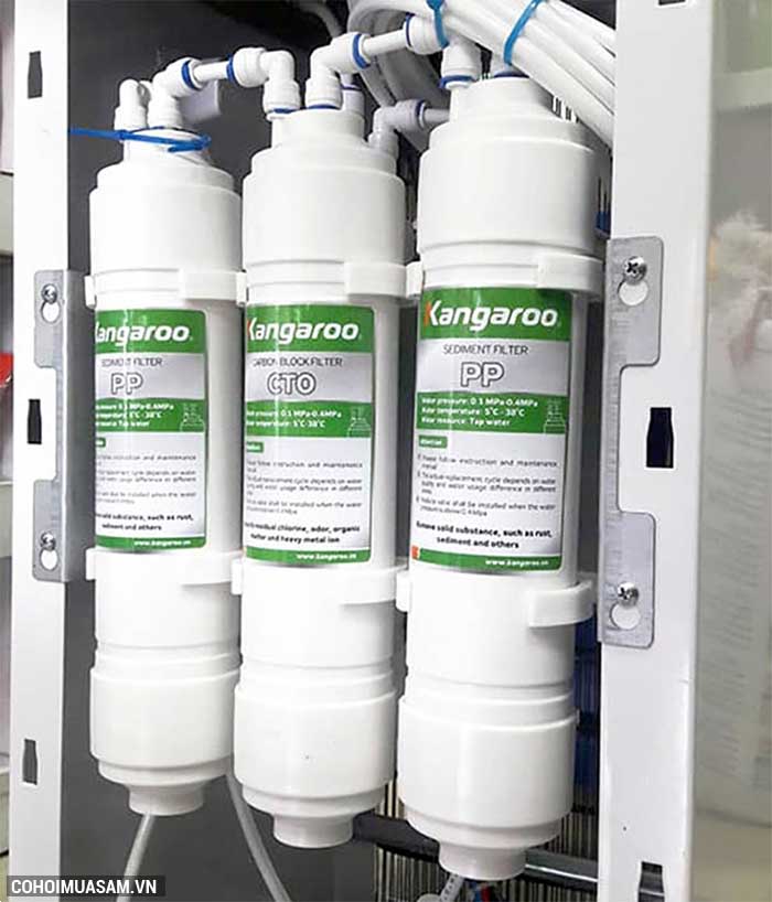 Máy lọc nước RO nóng lạnh 2 vòi KANGAROO KG61A3 - Ảnh 5 Máy lọc nước RO nóng lạnh 2 vòi KANGAROO KG61A3 - Ảnh 5