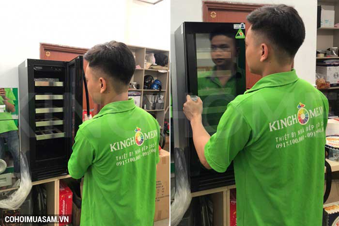 Tủ rượu Kadeka KS140TL chính hãng - Ảnh 1 Tủ rượu Kadeka KS140TL chính hãng - Ảnh 1