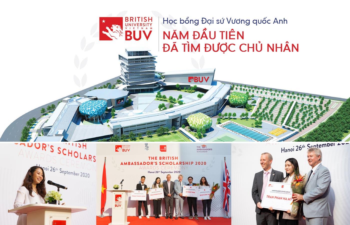 Học bổng Đại sứ Vương quốc Anh năm đầu tiên đã tìm được chủ nhân - Ảnh 1 Học bổng Đại sứ Vương quốc Anh năm đầu tiên đã tìm được chủ nhân - Ảnh 1