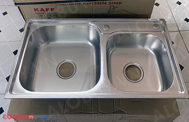 Xả kho chậu rửa bát inox 304 KAFF KF-P8143 - Ảnh 3 Xả kho chậu rửa bát inox 304 KAFF KF-P8143 - Ảnh 3