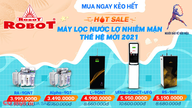 Hot Sale - Máy lọc nước lợ nhiễm mặn thế hệ mới 2021 - Ảnh 1 Hot Sale - Máy lọc nước lợ nhiễm mặn thế hệ mới 2021 - Ảnh 1