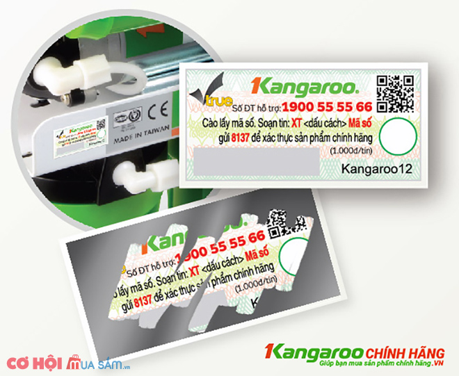 Máy lọc nước R.O nóng lạnh 2 vòi KANGAROO KG61A3 (làm lạnh bằng block) - Ảnh 2 Máy lọc nước R.O nóng lạnh 2 vòi KANGAROO KG61A3 (làm lạnh bằng block) - Ảnh 2