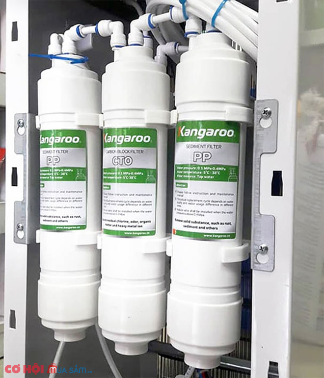Máy lọc nước R.O nóng lạnh 2 vòi KANGAROO KG61A3 (làm lạnh bằng block) - Ảnh 4 Máy lọc nước R.O nóng lạnh 2 vòi KANGAROO KG61A3 (làm lạnh bằng block) - Ảnh 4