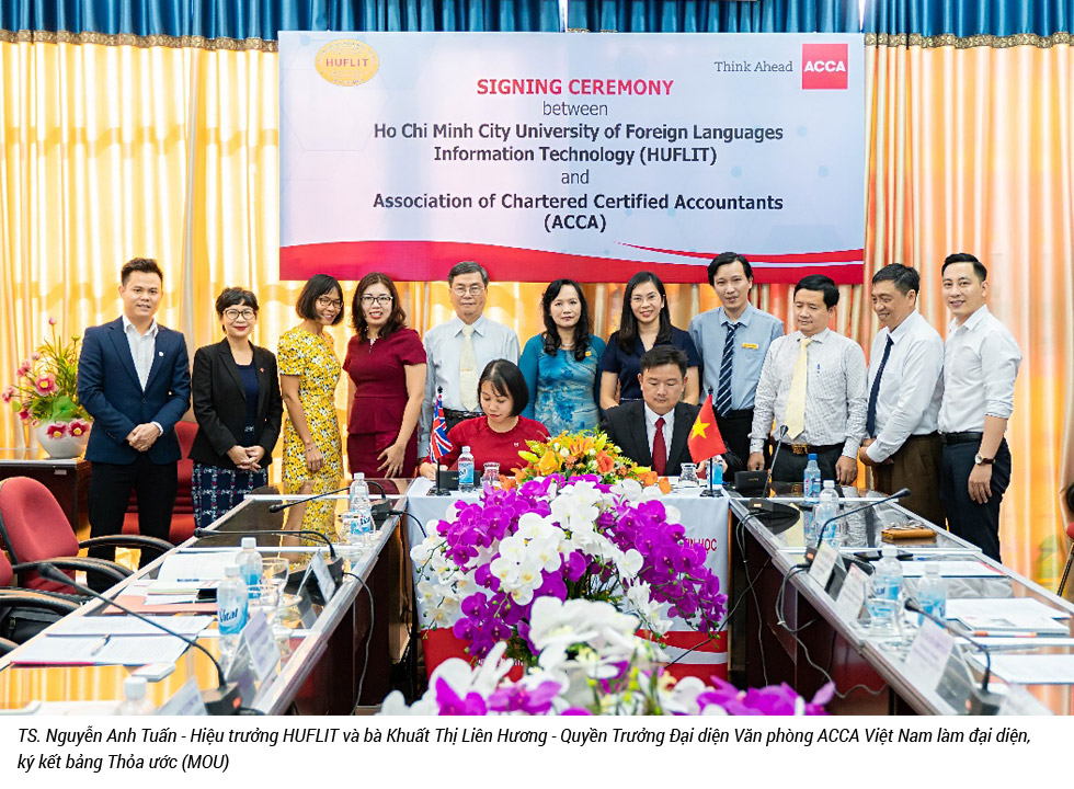Lễ ký kết, hợp tác giữa HUFLIT và ACCA - Ảnh 2 Lễ ký kết, hợp tác giữa HUFLIT và ACCA - Ảnh 2
