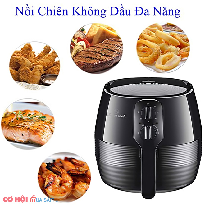 Nồi chiên không dầu Elmich AFS-3940 - Ảnh 3 Nồi chiên không dầu Elmich AFS-3940 - Ảnh 3