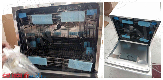 Máy rửa chén cảm ứng tự động KAFF KF-SW800 - Ảnh 3 Máy rửa chén cảm ứng tự động KAFF KF-SW800 - Ảnh 3