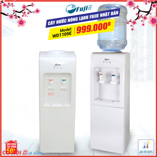 Cây nước nóng lạnh 2 vòi FujiE WD1105E - Ảnh 1 Cây nước nóng lạnh 2 vòi FujiE WD1105E - Ảnh 1