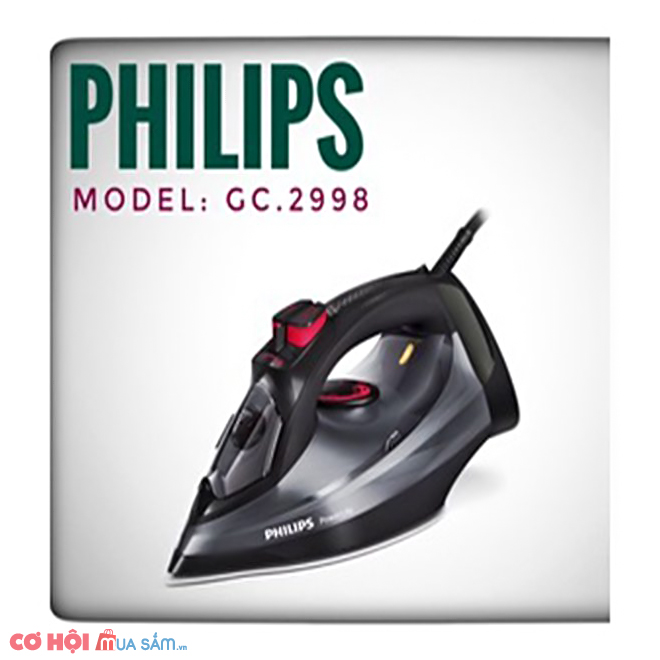 Bàn ủi hơi nước Philips GC2998 - Ảnh 1 Bàn ủi hơi nước Philips GC2998 - Ảnh 1