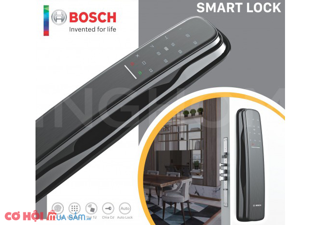 Siêu khuyến mãi khóa điện tử Bosch EL800A - Ảnh 2 Siêu khuyến mãi khóa điện tử Bosch EL800A - Ảnh 2