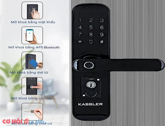 Khóa điện tử Kassler KL-668 - Ảnh 3 Khóa điện tử Kassler KL-668 - Ảnh 3