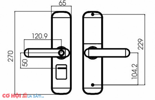 Khóa điện tử Kassler KL-668 - Ảnh 4 Khóa điện tử Kassler KL-668 - Ảnh 4