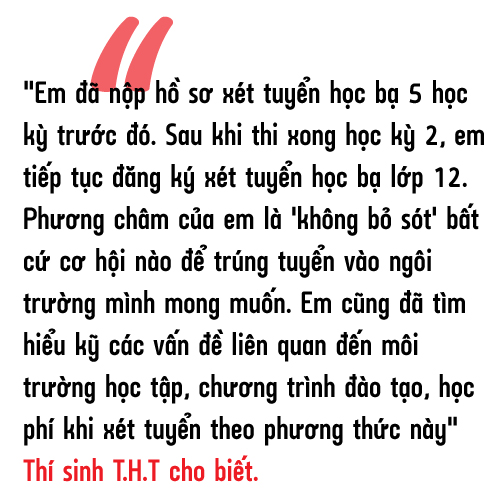 Vừa thi xong học kỳ, nhiều học sinh tranh thủ đăng ký xét tuyển học bạ - Ảnh 3 Vừa thi xong học kỳ, nhiều học sinh tranh thủ đăng ký xét tuyển học bạ - Ảnh 3