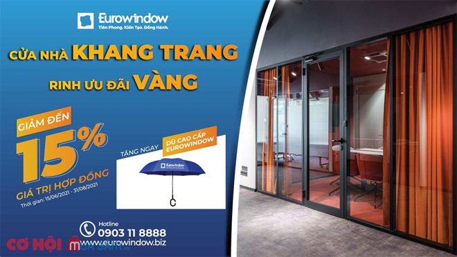 Eurowindow 'chơi lớn', giảm đến 15% giá trị hợp đồng cho khách hàng phía Nam - Ảnh 1 Eurowindow 'chơi lớn', giảm đến 15% giá trị hợp đồng cho khách hàng phía Nam - Ảnh 1
