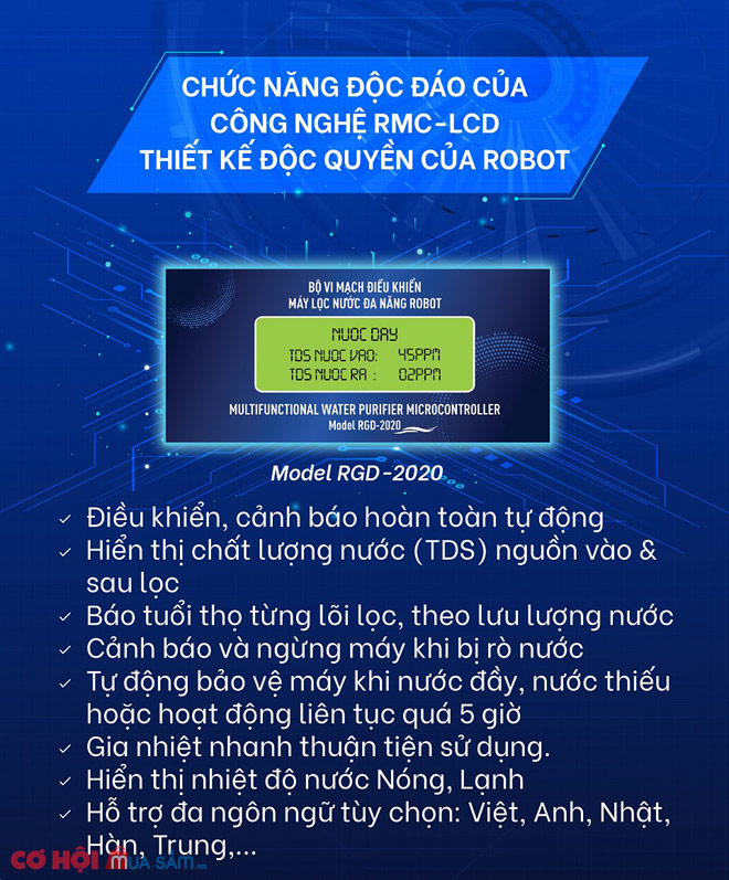 Đổi máy lọc nước ROBOT thế hệ mới nhất, thu máy cũ các hãng đến 6 triệu - Ảnh 2 Đổi máy lọc nước ROBOT thế hệ mới nhất, thu máy cũ các hãng đến 6 triệu - Ảnh 2